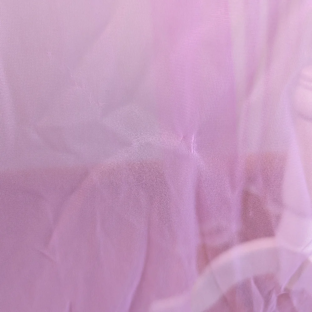 Vintage purple mesh peignoir - Picture 9 of 10